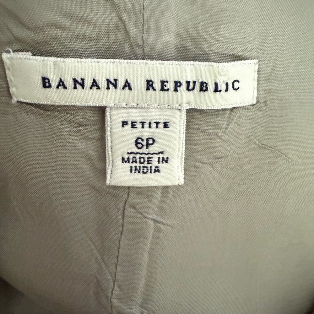 Banana Republic Linen Blend Sheath Dress Size 6P - Picture 7 of 9